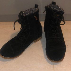 TOMS Suede Women’s black booties